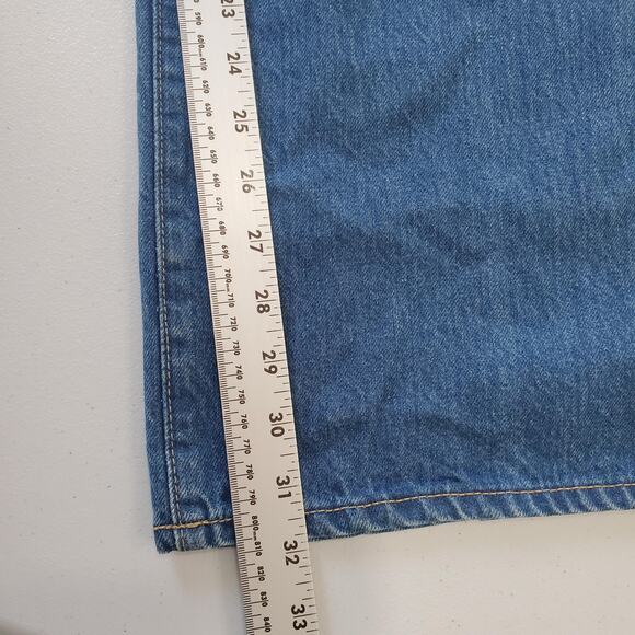 SLVRLAKE Jeans Womens 29 Blue Grace Wide Leg High Rise USA Freedom Wash Classic - Picture 9 of 14